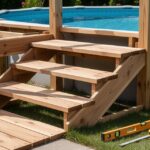 Tutoriel – Construire un escalier pour piscine hors sol en bois : astuces de fabrication et conseils de préservation
